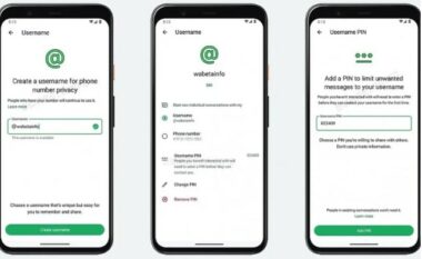 WhatsApp po prezanton një veçori për të mbrojtur privatësinë në lidhje me emrat e përdoruesve