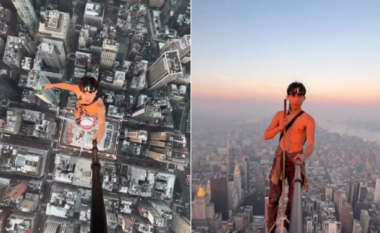 Videoja mbresëlënëse e njeriut nga maja e Empire State Building mahnit internetin
