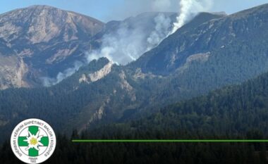 Vatra të zjarrit në shtegun e Liqenatit