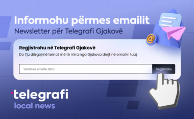 Qyteti yt, lajmet e tua: Regjistrohuni me email në Telegrafi Gjakovë dhe informohuni për ngjarjet e fundit