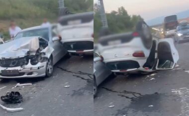 Aksident i rëndë në autostradën “Ibrahim Rugova”, katër të lënduar