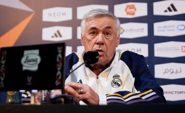 Carlo Ancelotti paralajmëron lojtarët e Real Madridit para ndeshjes me Atalantan