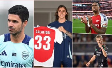 Mikel Arteta ka shpenzuar 280 milionë euro për 11 mbrojtës që kur mori detyrën e trajnerit te Arsenali