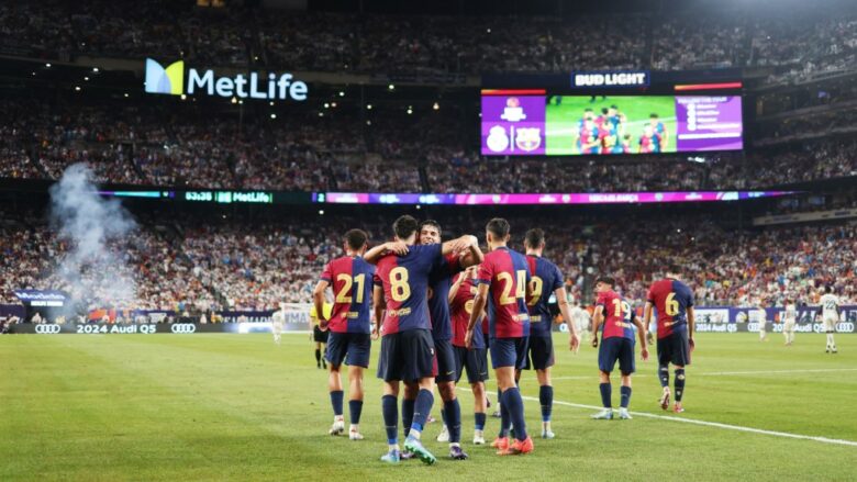Barcelona fiton klasiken e parë të sezonit, mposht Real Madridin në Amerikë – spikatin yjet e akademisë