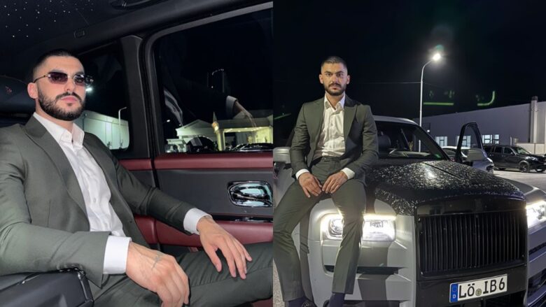 Butrint Imeri publikon fotografi me një makinë luksoze, Rolls-Royce Cullinan