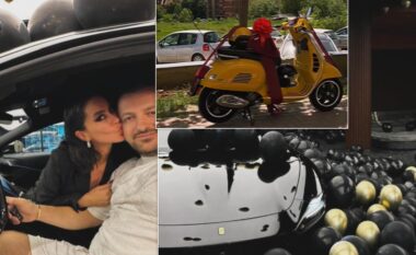 I bëri partnerit të ri dhuratë ‘Ferrari’ për ditëlindje - Dafina Zeqiri dikur DJ Geek-ut i bleu motoçikletë ‘Vespa’