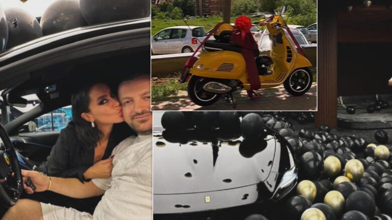 I bëri partnerit të ri dhuratë ‘Ferrari’ për ditëlindje – Dafina Zeqiri dikur DJ Geek-ut i bleu motoçikletë ‘Vespa’