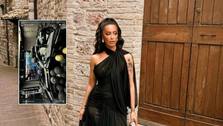 Dafina Zeqiri uron Kreshnikun për ditëlindje me një Ferrari