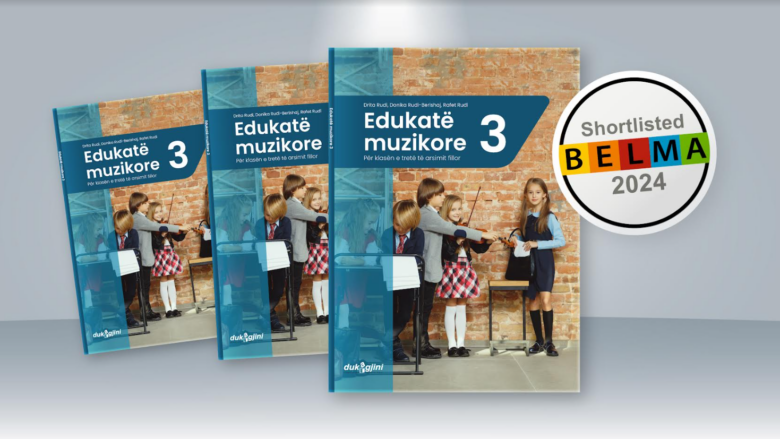 Libri “Edukatë muzikore 3” i shtëpisë botuese “Dukagjini” përzgjedhet në listën e ngushtë të çmimeve “BELMA”