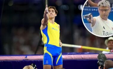 Duplantis imitoi me festime turkun Dikec, mbajti një qëndrim që është hit i Lojërave Olimpike