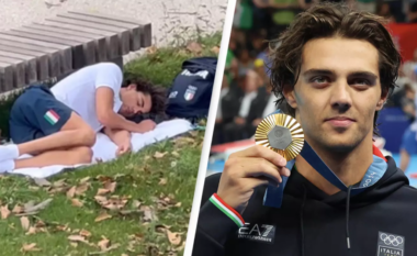 Fituesi i medaljes së artë u gjet duke fjetur në park pasi u ankua për kushtet 'të këqija' të fshatit Olimpik