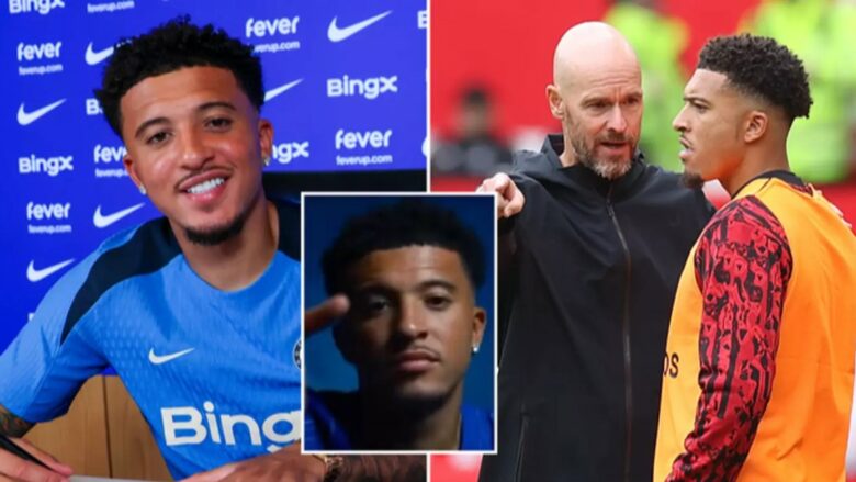 Sancho zbulon arsyen pse u transferua tek Chelsea, ka një mesazh edhe për tifozët e Man Utd