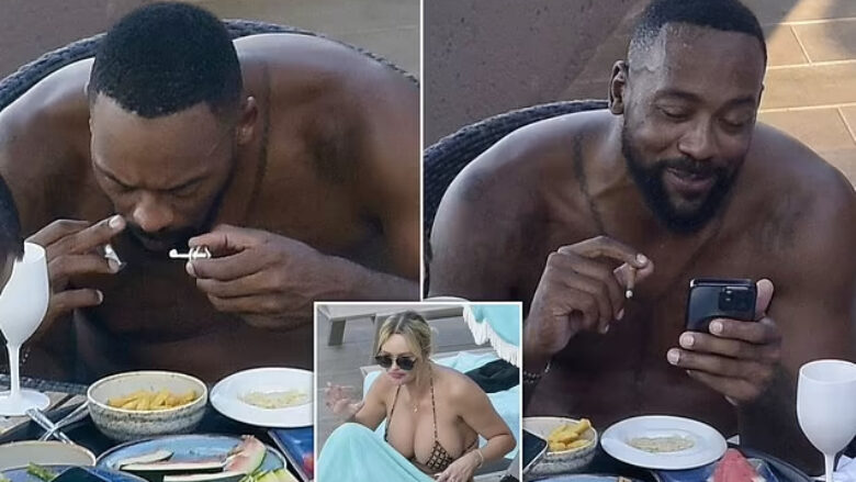 Marcus Jordan fotografohet nga paparacët duke thithur një subtancë të dyshimtë nga hundët gjatë pushimeve