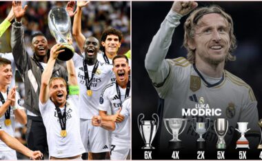 Luka Modric bëhet lojtari me më shumë trofe në historinë e Real Madridit