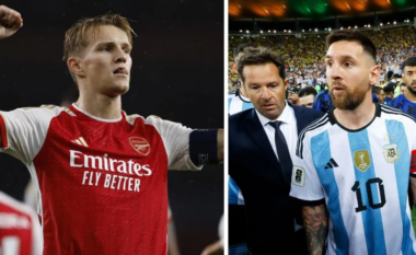 Martin Odegaard e përshkruan bashkëlojtarin e Arsenalit si 'Messi'