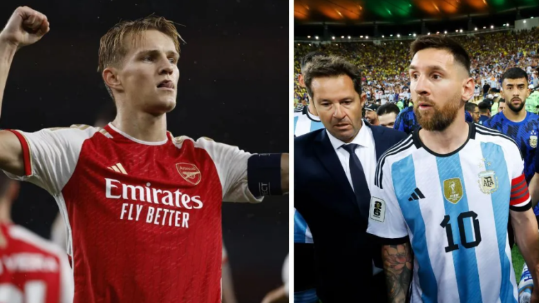 Martin Odegaard e përshkruan bashkëlojtarin e Arsenalit si ‘Messi’