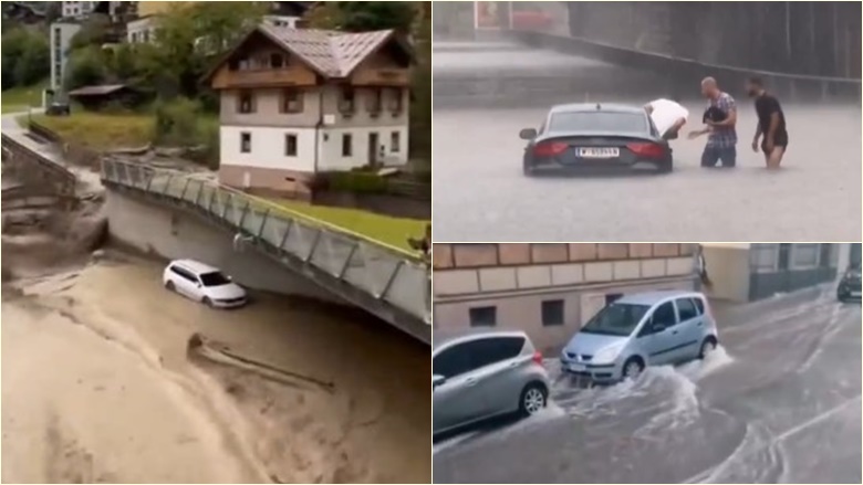 Shi i dendur në Austri, pjesë të Vjenës “nën ujë” – raportime për dëme të mëdha dhe ndërprerje të transportit rrugor dhe hekurudhor