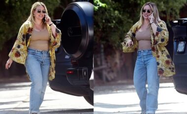 Hilary Duff shfaqet në formë të mrekullueshme, pas lindjes së fëmijës së saj të katërt