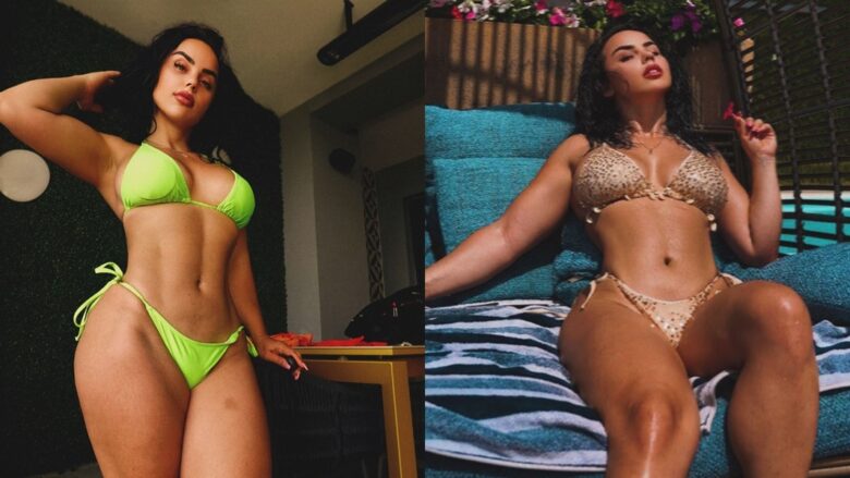 Linda Halimi tregon linjat e saj perfekte në bikini përmes postimeve të fundit në Instagram