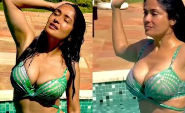 Salma Hayek sfidon moshën, duket mahnitëse në bikini gjatë pushimeve