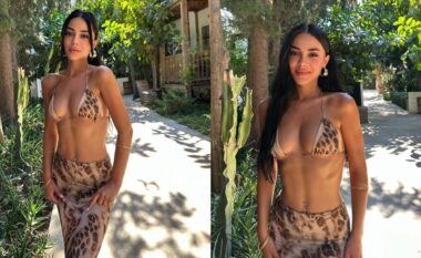 Kader Kicaj shkëlqen në fotografitë e reja në Instagram: Sensuale në bikini ngjyrë kafe