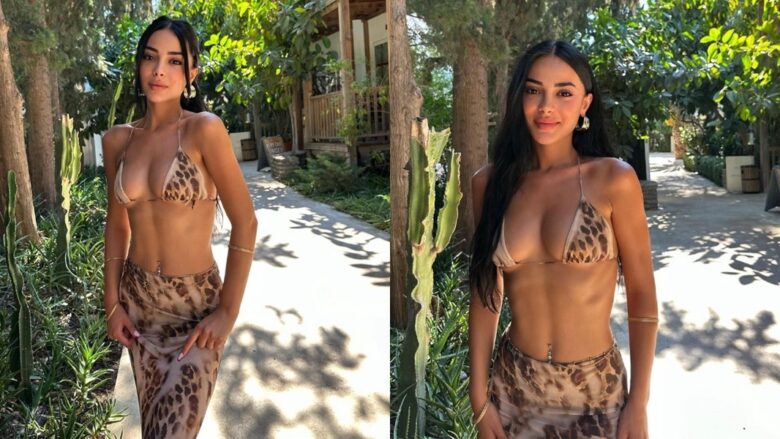 Kader Kicaj shkëlqen në fotografitë e reja në Instagram: Sensuale në bikini ngjyrë kafe