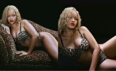 Rihanna duket mahnitëse, teksa pozon me të brendshme nga koleksioni i saj i ri Savage X Fenty