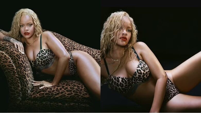 Rihanna duket mahnitëse, teksa pozon me të brendshme nga koleksioni i saj i ri Savage X Fenty