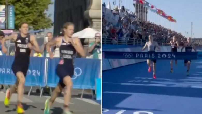 Britanisë së Madhe iu hoq medalja e argjendtë në triatlon pas shqyrtimit të pamjeve nga zyrtarët