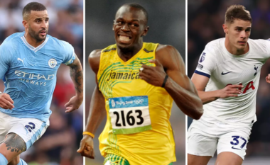Tetë lojtarët më të shpejtë të Ligës Premier në krahasim me Usain Bolt – rezultatet janë tronditëse