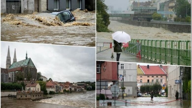 Kryebashkiaku i qytetit polak u kërkon banorëve të evakuohen pasi përmbytjet godasin Evropën qendrore