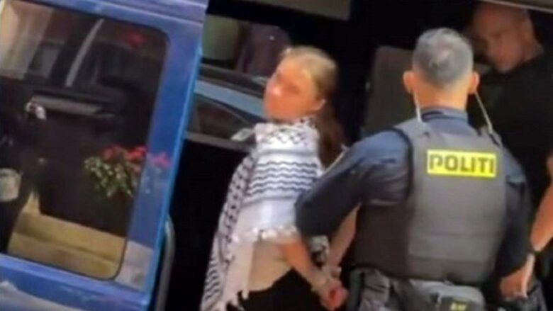 Policia daneze arreston Greta Thunberg gjatë protestës kundër luftës në Gaza