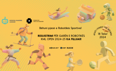 Kosova Makers League hap aplikimet për Edicionin e Shtatë të Garës së Robotikës, KML Open 2024-25