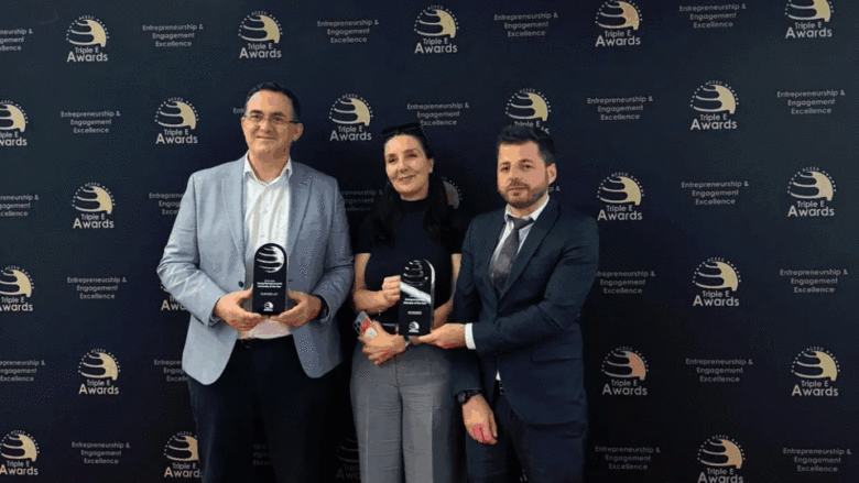 UBT ri-konfirmon lidershipin në ndërmarrësi dhe inovacion – fiton dy çmime prestigjioze nga Triple E Awards