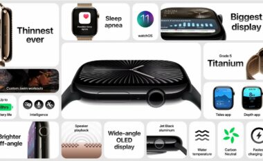 Prezantohet ora e mençur Apple Watch Serie 10