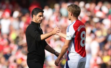 Arteta konfirmon se lëndimi i Odegaard është më i rëndë se sa pritej