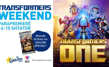 Transformers Weekend me 14-15 shtator në Cinestar Megaplex me dhurata me edicion special të filmit