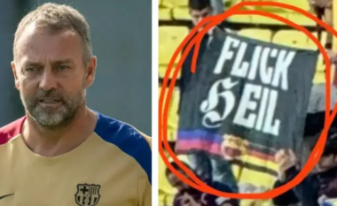 Barcelona dënohet nga UEFA shkaku i një flamuri racist të Hansi Flick