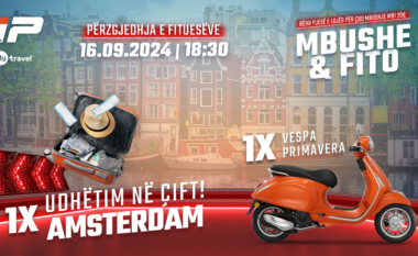 Fito VESPA dhe udhëtim në çift në Amsterdam