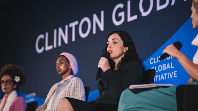 Në takimin vjetor në New York të Clinton Global Initiative, Osmani: Gratë e Kosovës kanë qenë gjithnjë në ballë të çdo procesi historik të Republikës