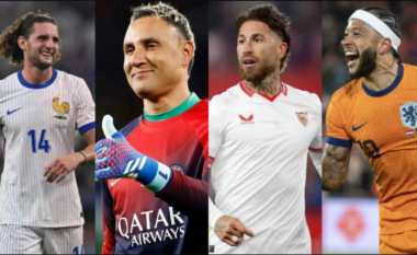 Nga Navas te Ramos, Rabiot e Depay: Formacioni më i mirë i futbollistëve që kanë mbetur pa klube