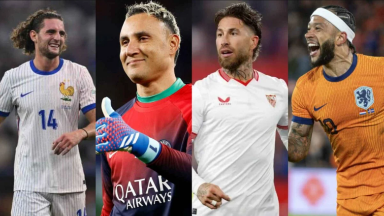 Nga Navas te Ramos, Rabiot e Depay: Formacioni më i mirë i futbollistëve që kanë mbetur pa klube