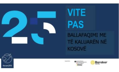 25 vjet pas ballafaqimit me të kaluarën në Kosovë, prezantohet hulumtimi dhe më pas diskutim publik