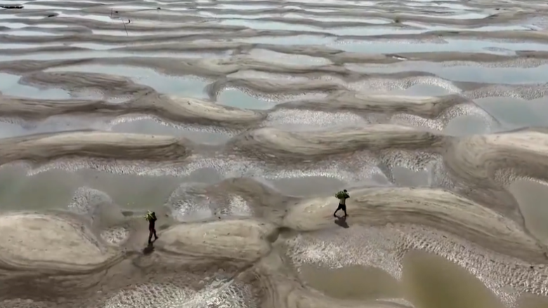 Fotografitë para dhe pas zbulojnë tkurrje dramatike të lumenjve kryesorë të Amazonës