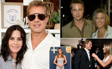 Brad Pitt dhe Courteney Cox shfaqen krah njëri-tjetrit pas një kohe të gjatë