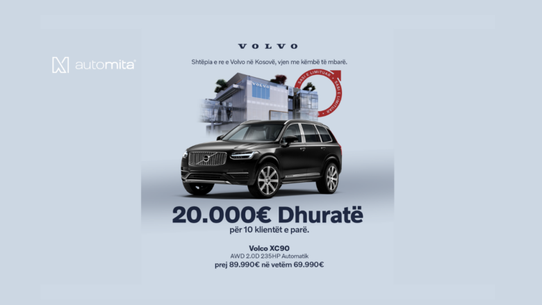 Interes i madh – stoku po shteron! Volvo xc90 me zbritje 20,000€ vetëm për pak blerës të mbetur!