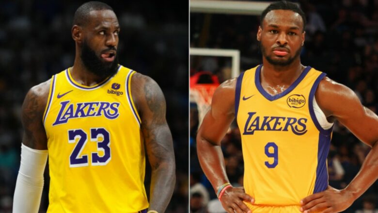 Një situatë e pazakontë në stërvitjen e Lakers – LeBron James goditi djalin e tij dhe më pas e ofendoi