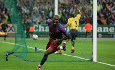 Eto’o merr meritat për suksesin e Barcelonës në Ligën e Kampionëve në vitin 2006