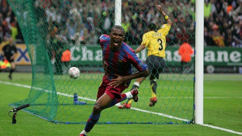 Eto’o merr meritat për suksesin e Barcelonës në Ligën e Kampionëve në vitin 2006