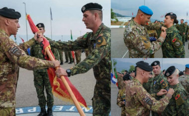 Një togë e kontingjentit shqiptar përfundon misionin në KFOR, nderohen me medalje